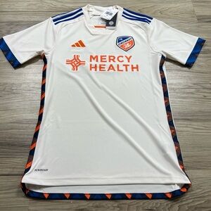 adidas FC Cincinnati 2024-25 Stadium Away Jersey Men's Small HZ6180 $100 NWT